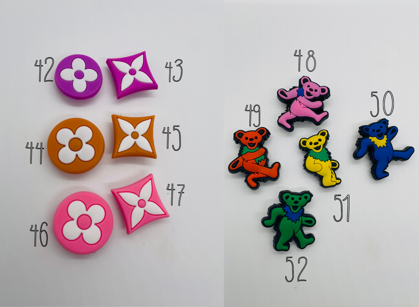 Luxury Rubber Charms